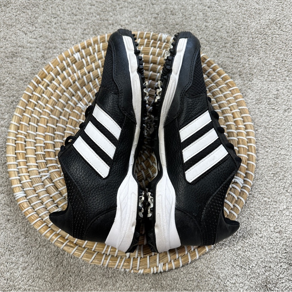 Adidas Men’s Tech Response Golf Shoes Sneakers 2021 Core Black/White Spike 7 - Picture 8 of 13
